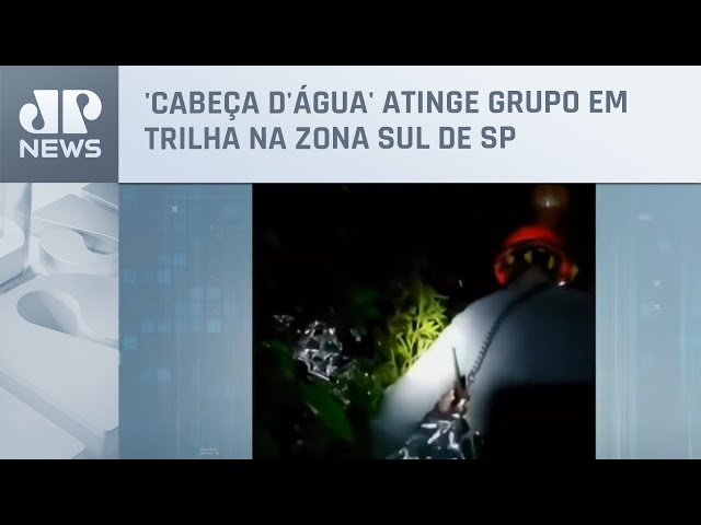 Cabeça d'água' atinge grupo em trilha na Zona Sul de SP; duas pessoas estão  desaparecidas, São Paulo