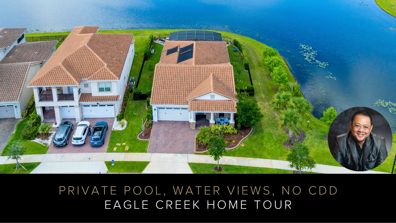 Private Pool, Water Views, No CDD | Eagle Creek Home...