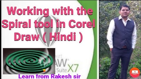Using Spiral Tool in CorelDRAW X7