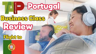 TAP Air Portugal Business Class Review | Sao Paulo flight to Lisbon Portugal screenshot 2