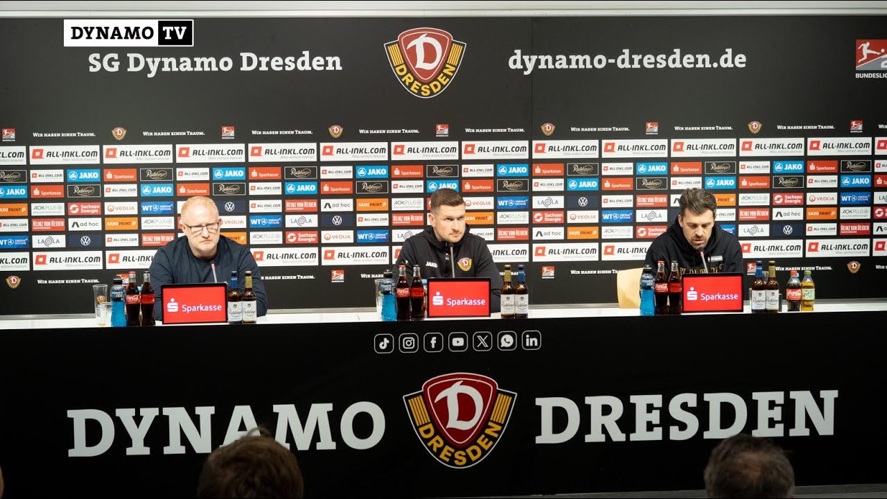 18. Spieltag | SGD - SGF | Pressekonferenz nach dem Spiel