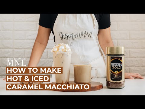 Easy Caramel Macchiato Recipe at Home! (Hot & Iced Coffee)