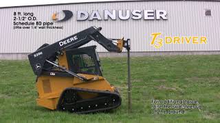 T3 Driver Driving Pipe Using Down Force