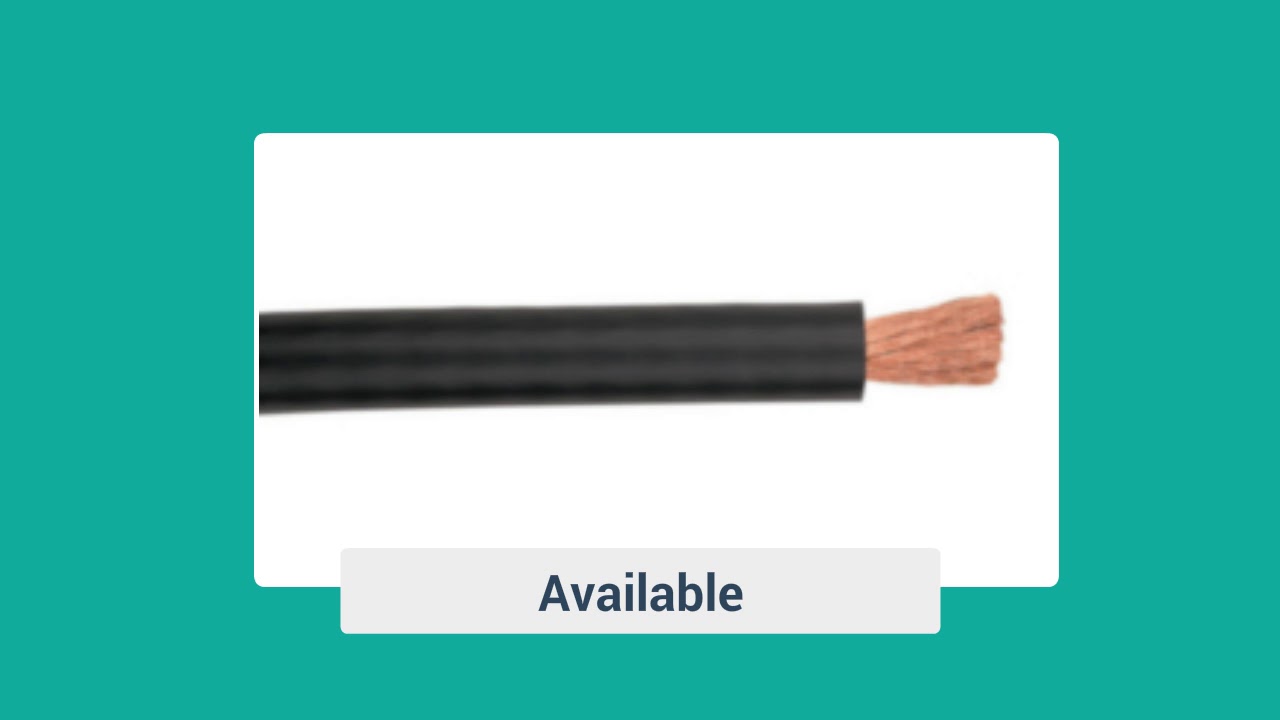 WELDING CABLE CLASS K 90C 600V BARE COPPER CABLE YouTube