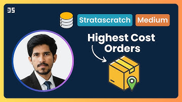 StrataScratch SQL Problem: Highest Cost Orders | Medium Difficulty SQL Interview Question Explained