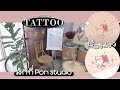tattoo vlog ep.2 💕 ซื้อลายที่ลงขาย แล้วไปสักเลยที่ pon.sstudio ลายเส้นน่ารักเกาหลีมาก 🦋🐱 | kdevworld
