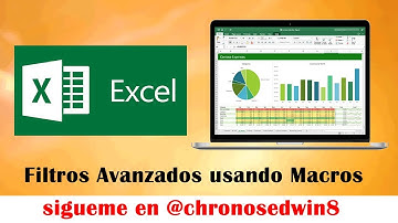Cómo usar Filtros Avanzados con macros en Excel