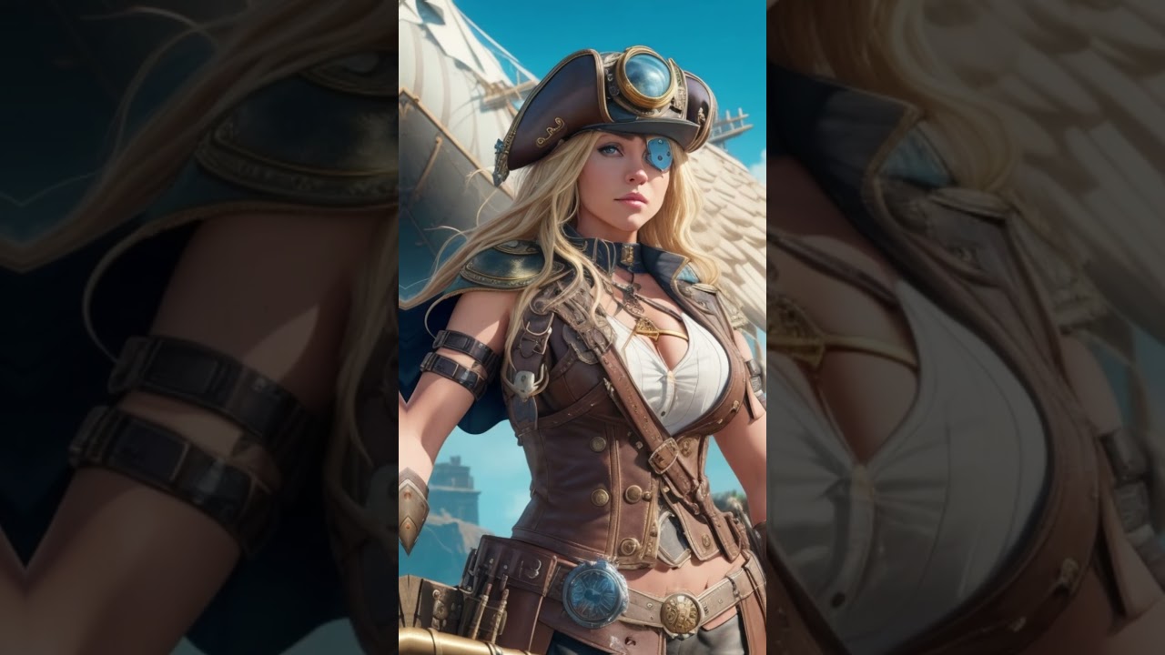 superheroes but steam punk female pirates | dc &  marvel all character 