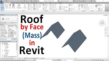 Roof by Face - Roof by Mass tutorial in Revit Architecture