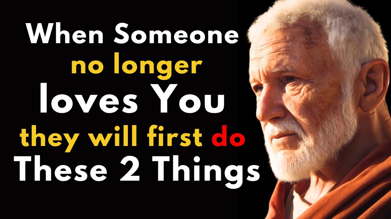 When SOMEONE LOSES LOVE for YOU, THEY WILL FIRST DO these TWO THINGS | Stoic Philosophy