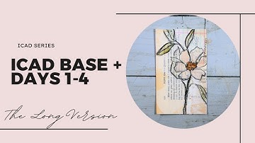 Index Card A Day Challenge - ICAD 2022 - Index Card Bases & Days 1-4