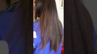 L’Oréal Xtenso Hair Straightening Treatment After Result