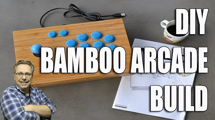 building my diy bamboo arcade stick PART2
