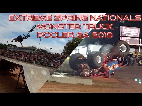 Extreme Spring Nationals Monster Truck Pooler Ga 2019 BMX Trickstars