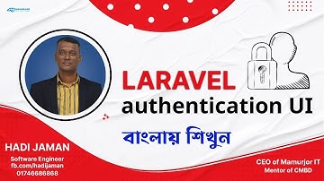 LARAVEL authentication using LARAVEL/UI package (Laravel-UI Auth in Bangla)