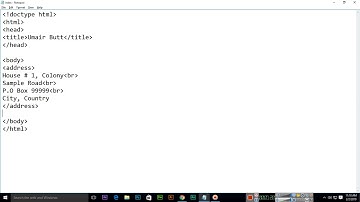 HTML Essential Training in Urdu Part-11