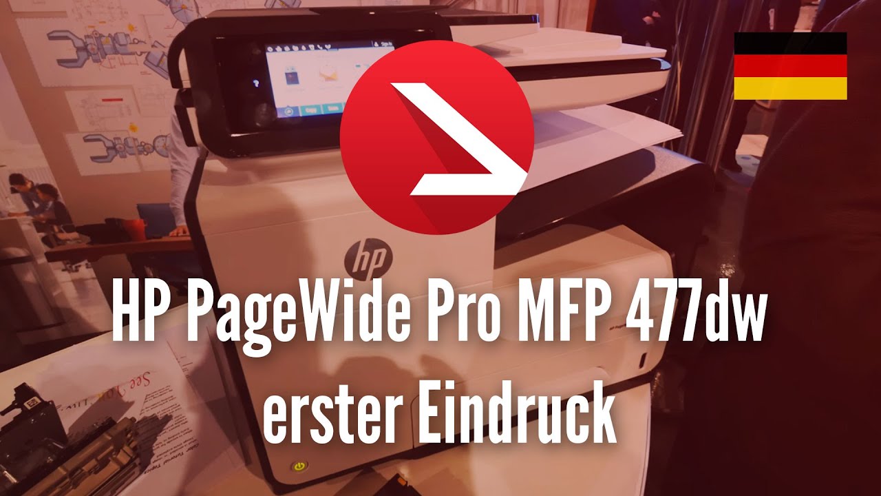 HP PageWide Pro MFP 477dw erster Eindruck [4K UHD] - YouTube