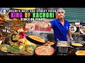 The ULTIMATE VEG Street Food of Delhi! 60 Years-Old KACHORI KING &amp; KB Chaat Ke Moonglet!! [Ep 2]