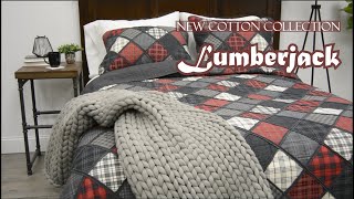 Donna Sharp Lumberjack Cotton Pieced Quilt Set