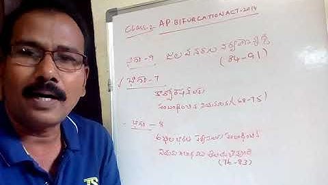 AP BIFURCATION ACT-2014 ( 12PARTS, 108 SECTIONS)-class-2