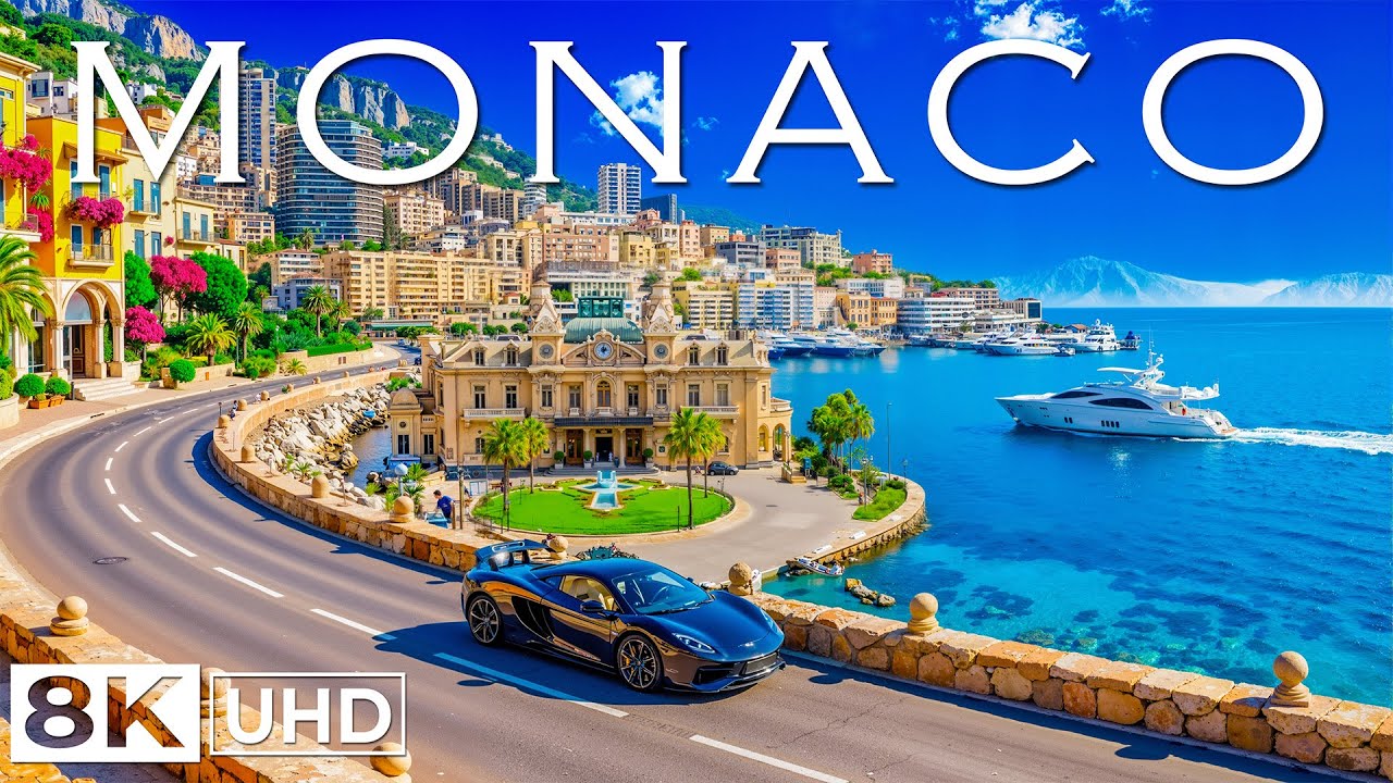 Wonders of Monaco | Explore Iconic Landmarks, Stunning Marinas & Vibrant Culture | Travel Video 8K