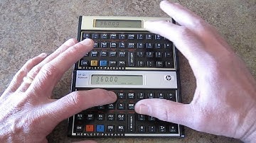 HP 12c vs HP12c Platinum - amortization