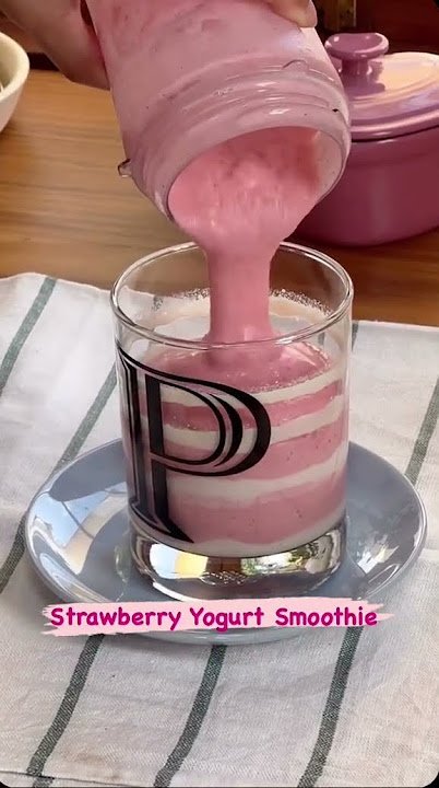 Strawberry Yogurt Smoothies Recipe
