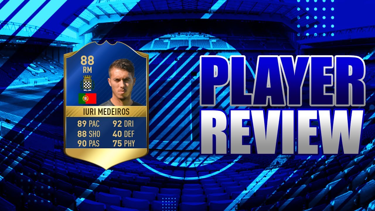 FIFA 17 - TOTS 88 RATED IURI MEDEIROS!!! PLAYER REVIEW!!! FIFA 17 ULTIMATE TEAM PLAYER REVIEW!!!