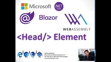 Working with Head Element in Blazor Web Assembly EP-13