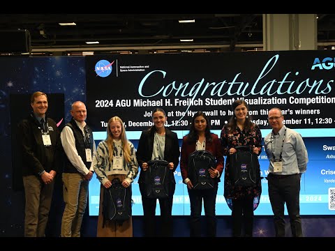 2024 AGU Michael H. Freilich Student Visualization Competition Grand Prize Winners, Wed. session