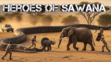 Fearless Heroes Save A Poor Elephant From The Attack Of A Giant Python 🐘🐍 | Amazing Animal Rescue