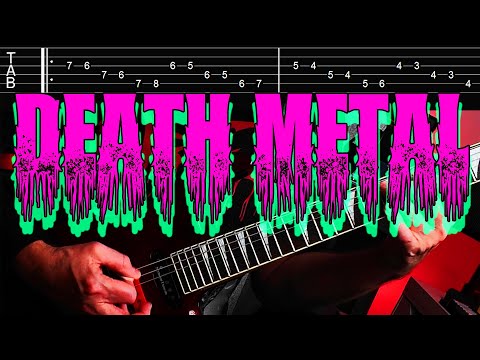 THIS EASY DEATH METAL GUITAR RIFF WITH TABS WILL CHALLENGE YOUR COORDINATION !!