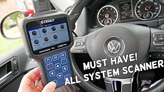 CGSULIT CG680 PRO ALL SYSTEM SCANNER OBD SCANNER TOOL, ABS AIRBAG ENGINE LIGHT RESET