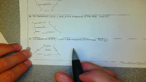Midsegment of Trapezoids Notes