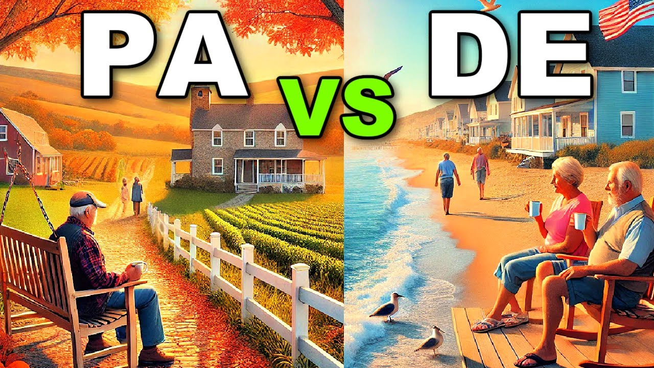 Retiring in Pennsylvania VS Delaware (What No One Tells You)