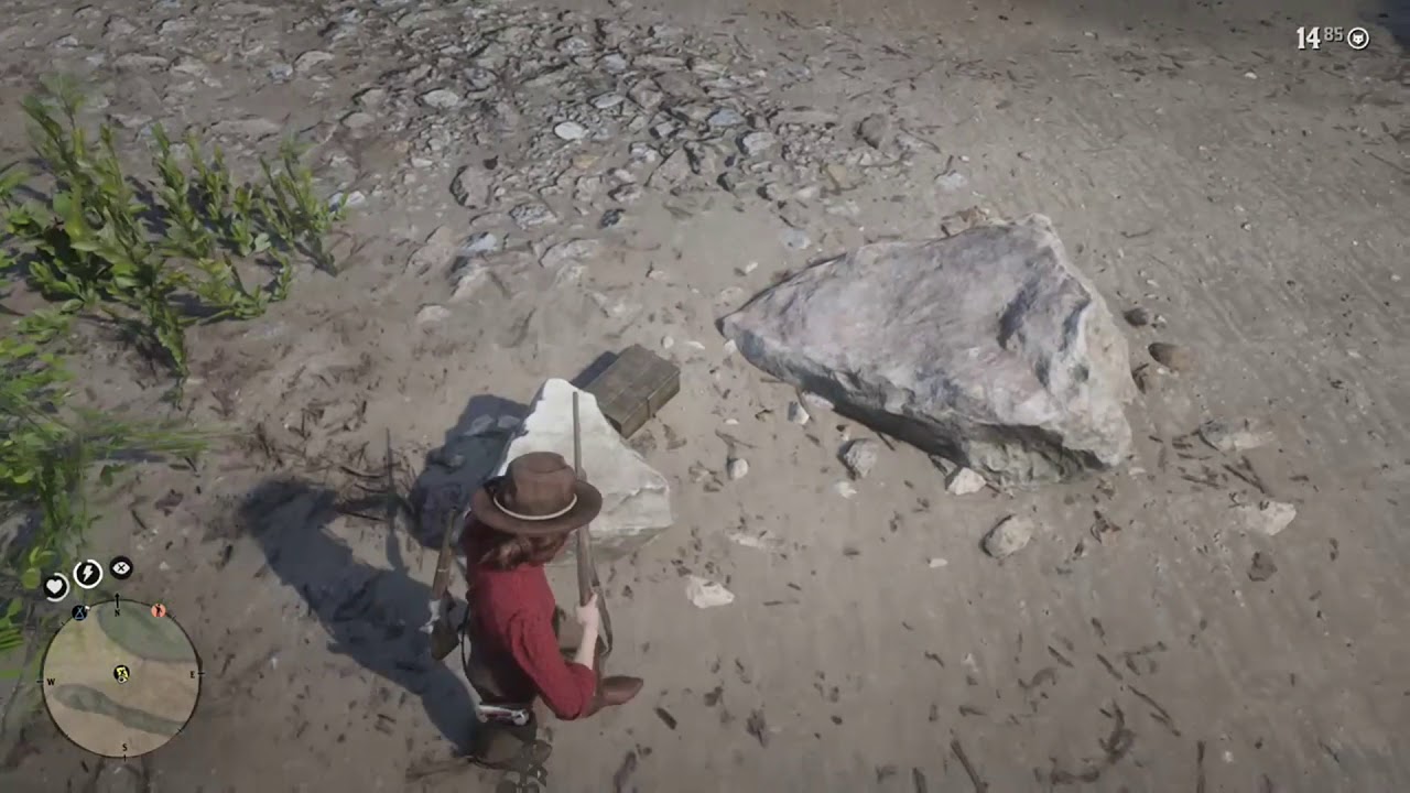 Red Dead Online Tesoro del cruce del Bardo / Bard's Crossing Treasure Map  Location 