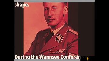 The Wannsee Conference - the Final Solution Discussed
