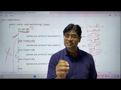 14 Ladder If Else || Java Programming Language || Kumar Kaushik || ​⁠@ZealEducates