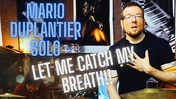 - JAZZ DRUMMER REACTS - - MARIO DUPLANTIER "THE FINE LINE" DRUM SOLO 2025 -