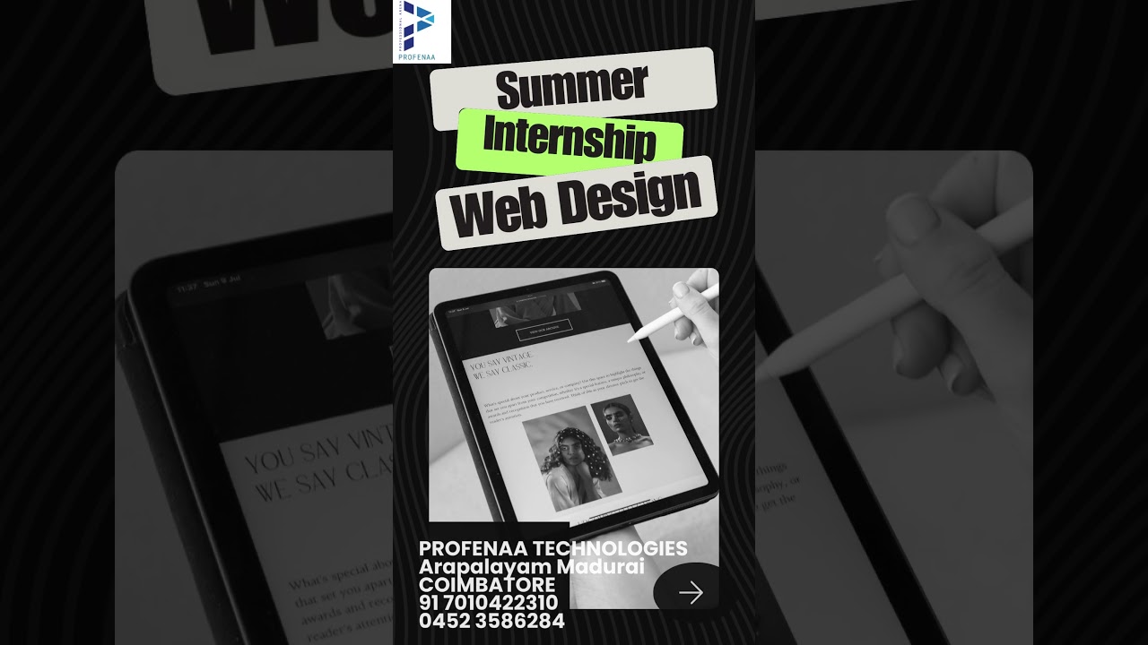 Scoring the Perfect Summer Internship in Web Design: A Step-by-Step Guide  7010422310 