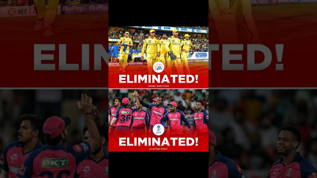 CSK and RR Eliminated 💔