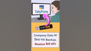 Backup and Restore in Tally Prime | Restore Company Data in Tally Prime | Restore in Tally Prime
