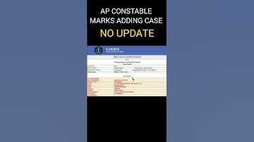 Marks adding case update #apconstablelatestupdates #apconstable #whizclub