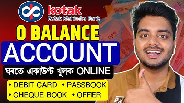 Kotak Mahindra Bank Open Account Zero Balance | Kotak 811 Account Opening Online Zero Balance