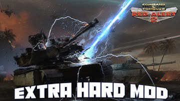 Red Alert 2 | Extra Hard Mod | Defeating the Brutal Ai with no spies!