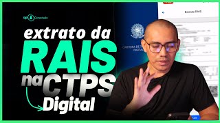 Consulta trabalhador do Extrato da RAIS - Liberado na CTPS Digital Consulta trabalhador do Extrato da RAIS - Liberado na CTPS Digital