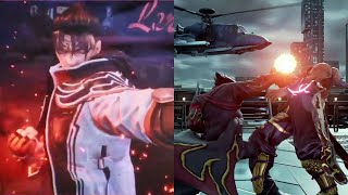 Jin Rage Art comparison: Tekken 7 vs Tekken 8