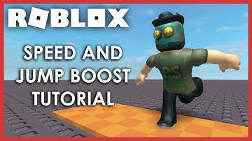[ROBLOX Tutorial] - Speed and Jump Boost (GUI and Part)