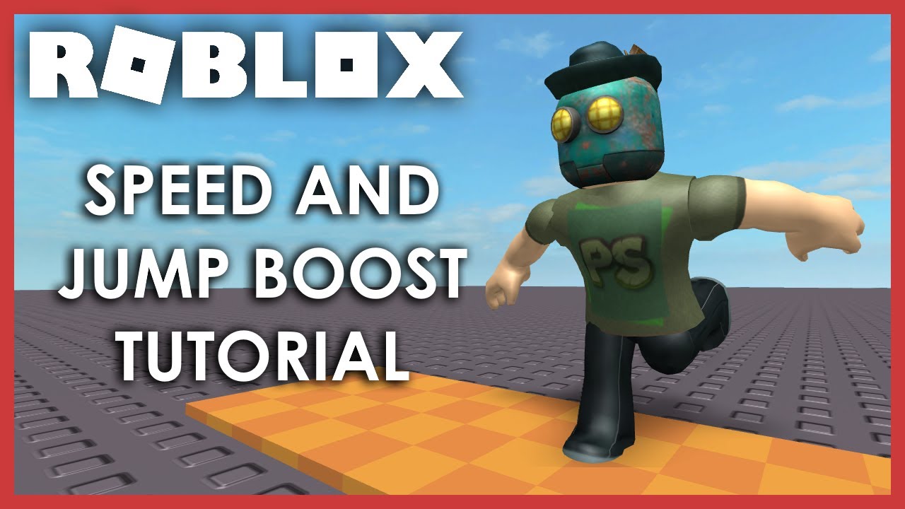 Roblox Tutorial Speed And Jump Boost Gui And Part Youtube