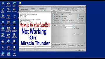 How to fix start button not working on miracle thunder
